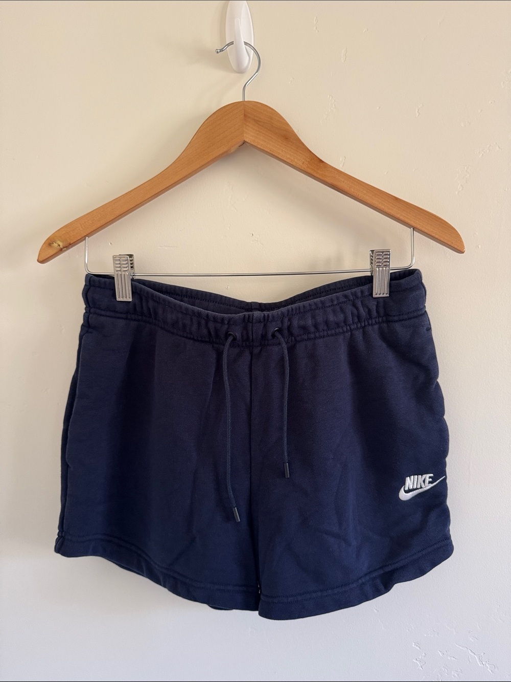 Nike Women’s Navy Blue Drawstring Athletic Shorts